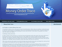 Tablet Screenshot of moneyordertrace.com